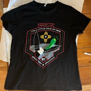 Rocket Lab space mission shirt